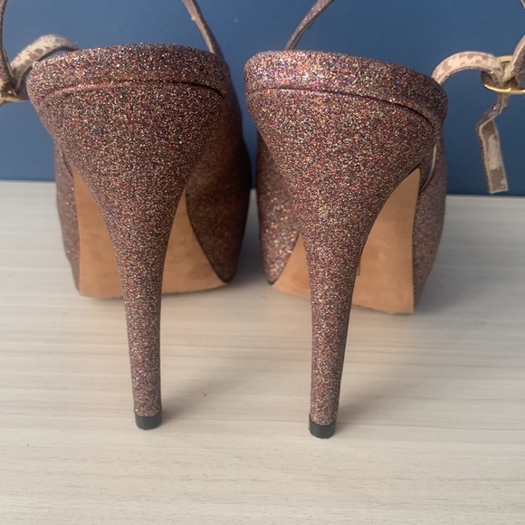 🌺 VINCE CAMUTO ROSE SHIMMER SLINGBACKS - Picture 7 of 8